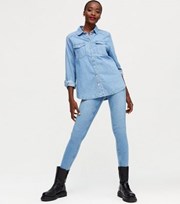 New Look Tall Pale Blue Mid Rise ‘Lift & Shape' Emilee Jeggings
